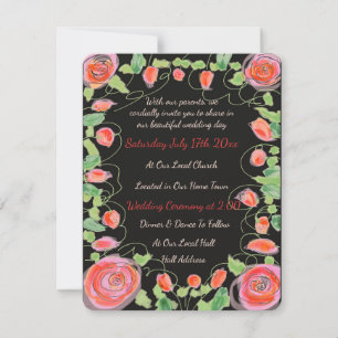 A Super Sweet Mini Wedding Invitation