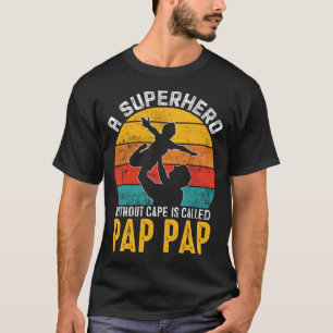 A Superhero Without Cape Is Called PAP PAP Vintage T-Shirt
