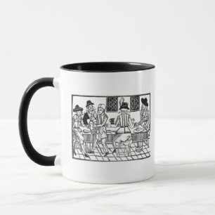 A Supper Party, a 'Book of Roxburghe Ballads' Mug