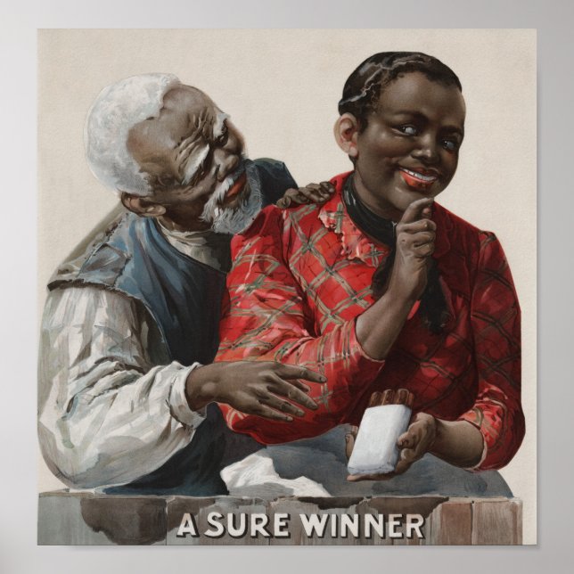 A Sure Winner - Vintage Cigar Ad - 1895 Poster (Front)