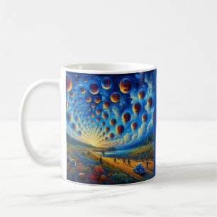 A Surreal Journey Through Sound and Vision Coffee Mug