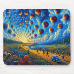 A Surreal Journey Through Sound and Vision Mouse Mat