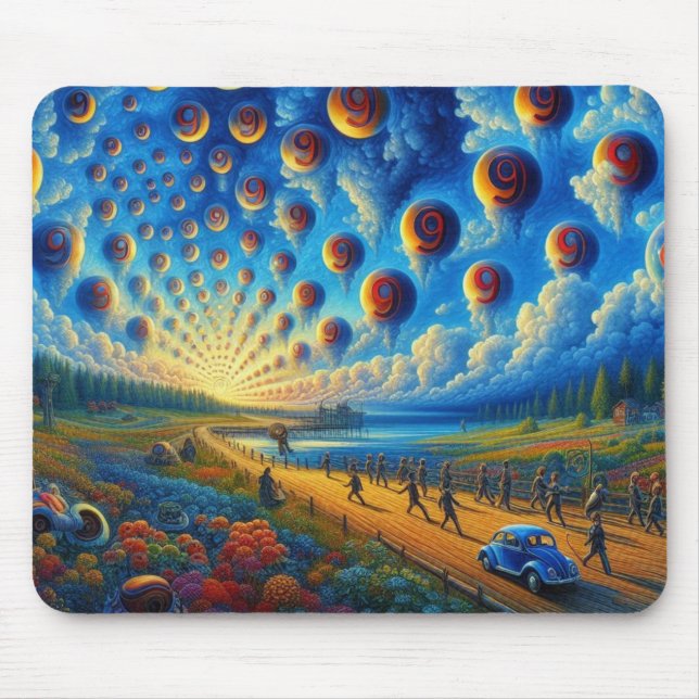 A Surreal Journey Through Sound and Vision Mouse Mat (Front)