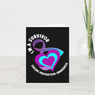 A Survivor Support Suicide Prevention Awareness Card