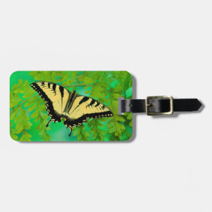 A Swallowtail Butterfly Landing Luggage Tag
