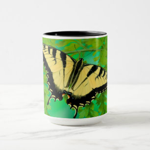 A Swallowtail Butterfly Landing Mug