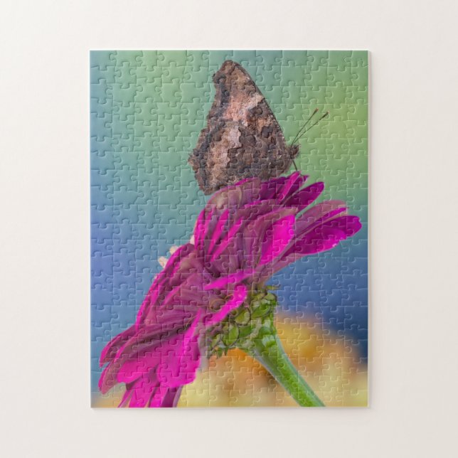 A Swallowtail Butterfly | Papilio Multicaudatus Jigsaw Puzzle (Vertical)