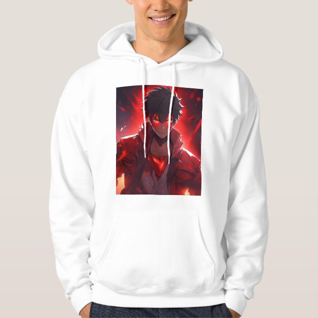 A sweatshirt with an image of Anime. (Front)