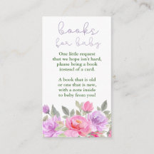 A Sweet Baby Girl Baby Shower Enclosure Card