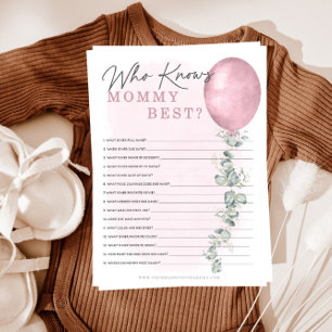 A Sweet Baby Girl Baby Shower Who Knows Mummy Best Invitation