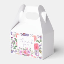 A Sweet Baby Girl Purple Baby Shower Gift Box