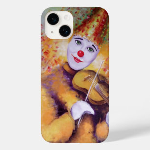 A sweet clown playing the violin Case-Mate iPhone 14 case