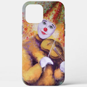 A sweet clown playing the violin iPhone 12 pro max case