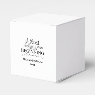 A Sweet Ending To A New Beginning Favour Box