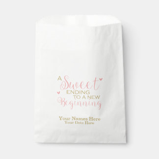 A Sweet Ending to a New Favour Bags, Wedding Favou Bags