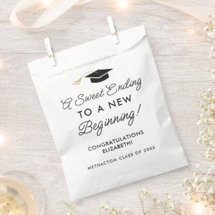 A Sweet Ending To New Beginning Graduation Favour Favour Bags
