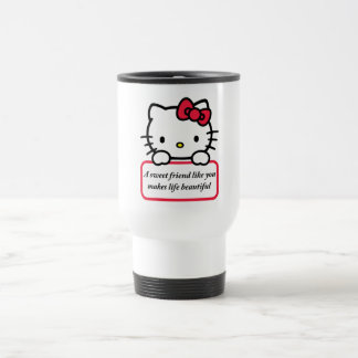 A Sweet Friend Like You - Heartfelt Quote T-Shirt Travel Mug