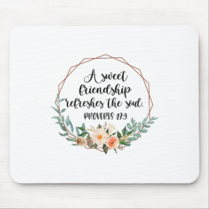 A Sweet Friendship Refreshes The Soul Friend Bff I Mouse Mat
