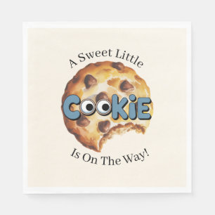A Sweet Little Cookie Boy Baby Shower Napkin