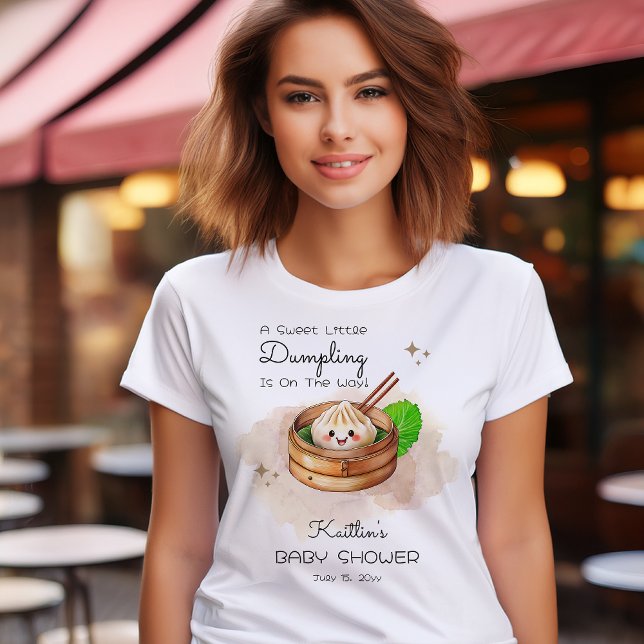 A Sweet Little Dumpling Kwai Theme Baby Shower T-Shirt (A Sweet Little Dumpling Kwai Theme Baby Shower T-Shirt for Mom and/or Dad to Be and Guests)