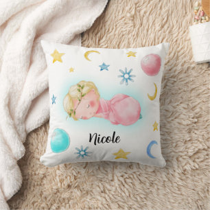 A sweet little girl cushion