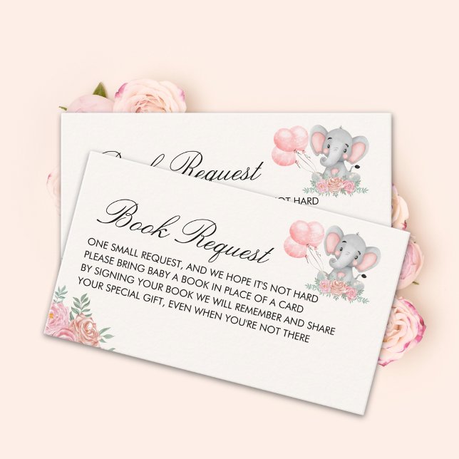 A Sweet Little Girl is on her Way Baby shower Enclosure Card (Creator Uploaded)