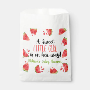A Sweet Little Girl  Watermelon Baby Shower Favour Bags