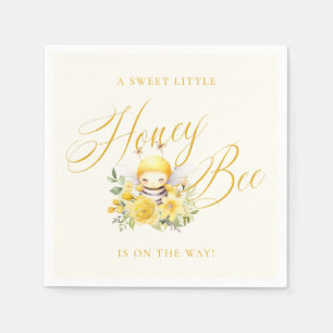 A Sweet Little Honey Bee Baby Shower Napkin