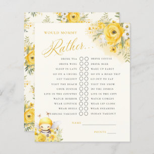 A Sweet Little Honey Bee Would Mummy Rather Game