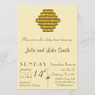 A sweet little hunny invitation