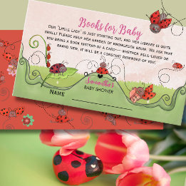 A Sweet Little Lady Ladybug  Books for Baby Enclosure Card