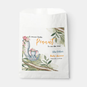 A sweet little peanut is on the way favour bags
