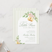 A Sweet Little Pear Baby Shower Arch