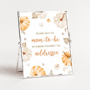 A Sweet Little Pumpkin Envelope Station Sign