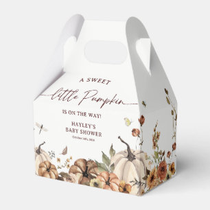 A Sweet Little Pumpkin Fall Baby Shower Favour Box
