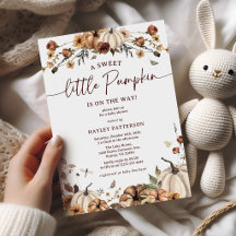 A Sweet Little Pumpkin Fall Baby Shower