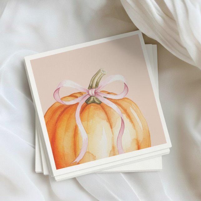 A Sweet Little Pumpkin is on the Way Napkin (Creator Uploaded)