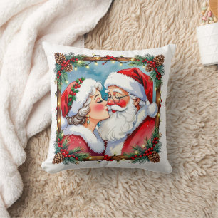 A Sweet Old-Fashioned Christmas Mr and Mrs Claus Cushion