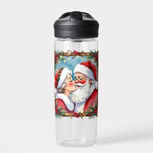 A Sweet Old-Fashioned Christmas Mr and Mrs Claus Water Bottle