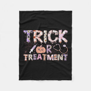 A Sweet Smile Under the Bold Costume The Halloween Fleece Blanket