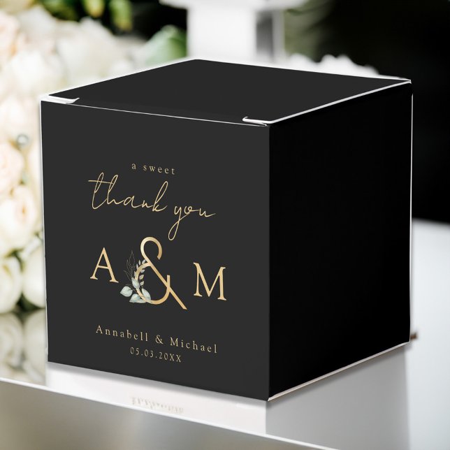 A sweet Thank you! Eucalyptus Ampersand Box  (Creator Uploaded)