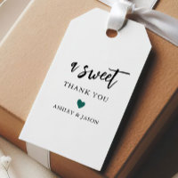 A Sweet Thank You Wedding or Bridal Shower Favour