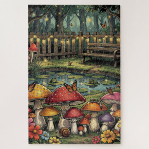 A Sweet Whimsical Cottagecore Illustration Jigsaw Puzzle