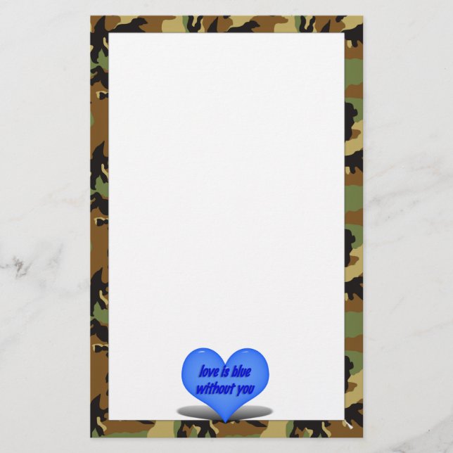 A Sweethearts Love Letter Stationery (Front)