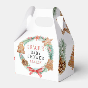 A Sweetie Is On Way Cookie Christmas Baby Shower Favour Box