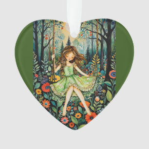 A Swing In Nature Chases The Blues Away Ornament