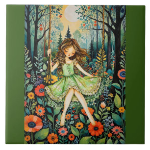A Swing In Nature Chases The Blues Away Tile