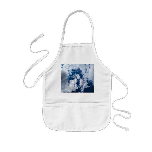 A swirl of clouds kids apron (Front)