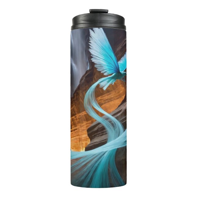 a sylph riding air currents through canyons thermal tumbler (Front)