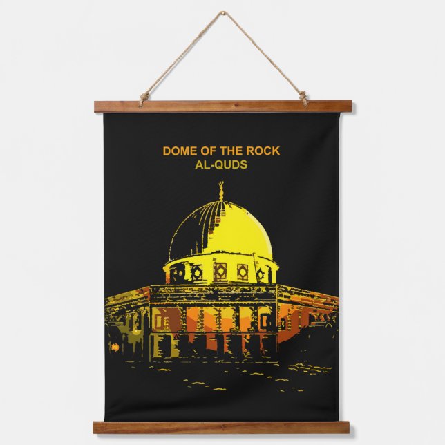 A Symbol of Peace: Dome of the Rock Hanging Tapestry (Front)